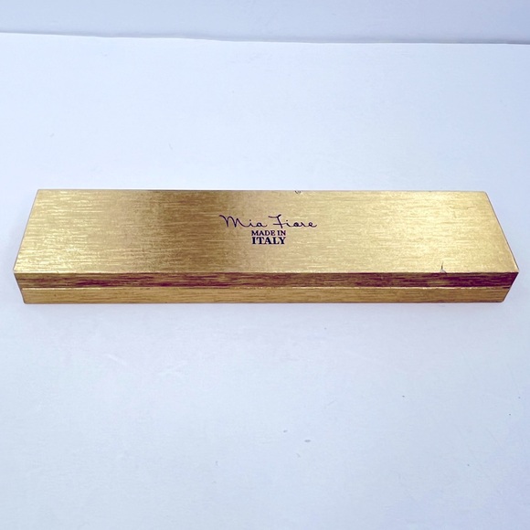 MÍA FIORE💯, STERLING SILVER BRACELET, 18KT GOLD PLATED, 7 INCHES, MADE IN ITALY - Picture 12 of 15